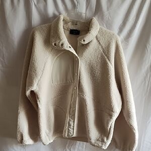 Vici Size Small Snap Front Fuzzy Coat NWOT